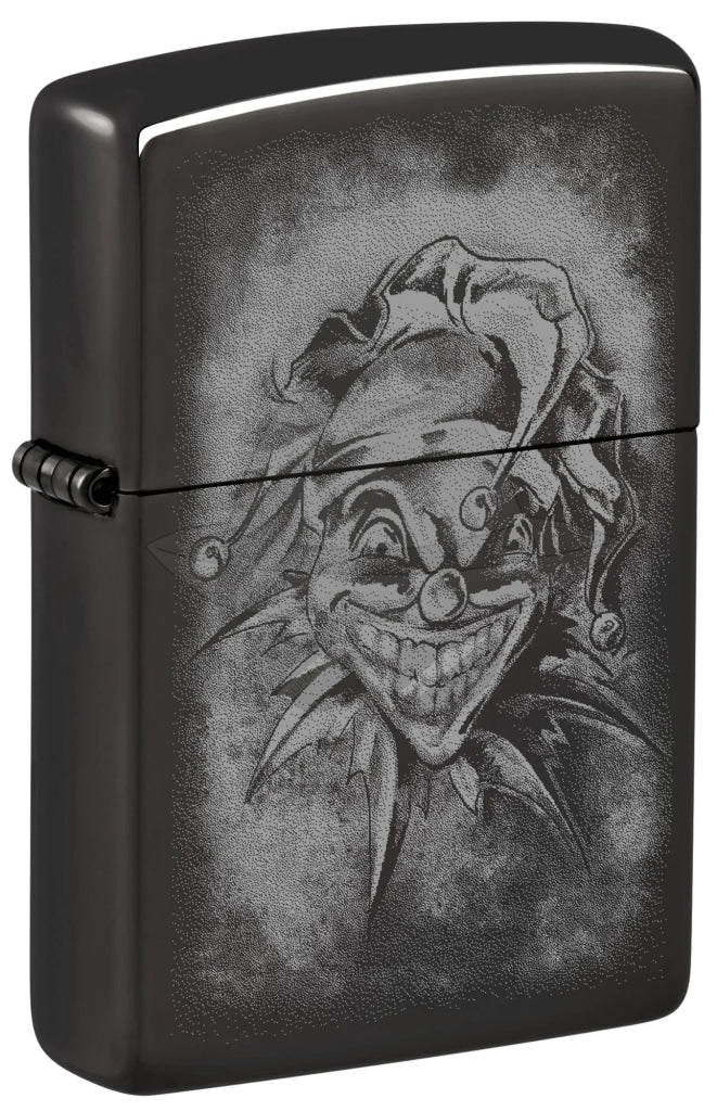 #129 ZIPPO Oil Lighter: CLOWN DESIGN Lighter