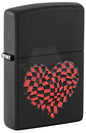 #131 ZIPPO OIL LIGHTER:Heart Design Lighter
