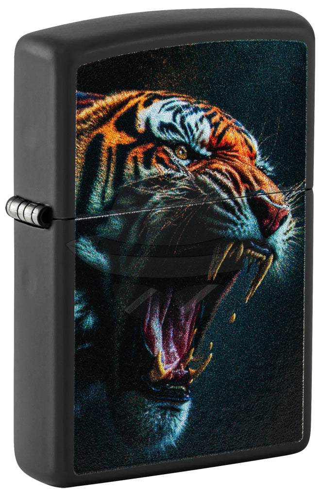 #139 Zippo Lighter: Tiger Roar Design Lighter