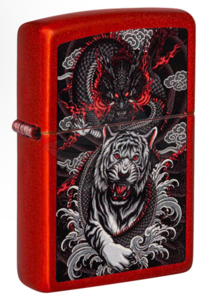 #165 Zippo Lighter: Dragon Tiger Lighter