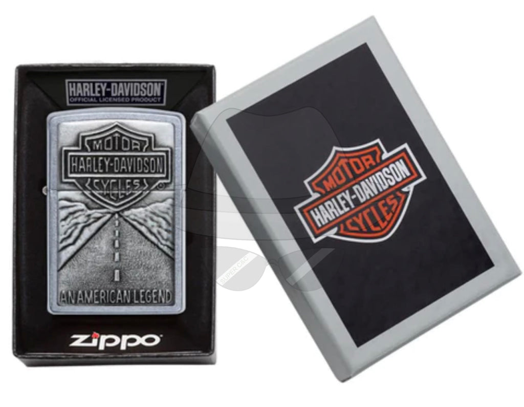 #172 Zippo Oil Lighter: Harley Davidson Lighter