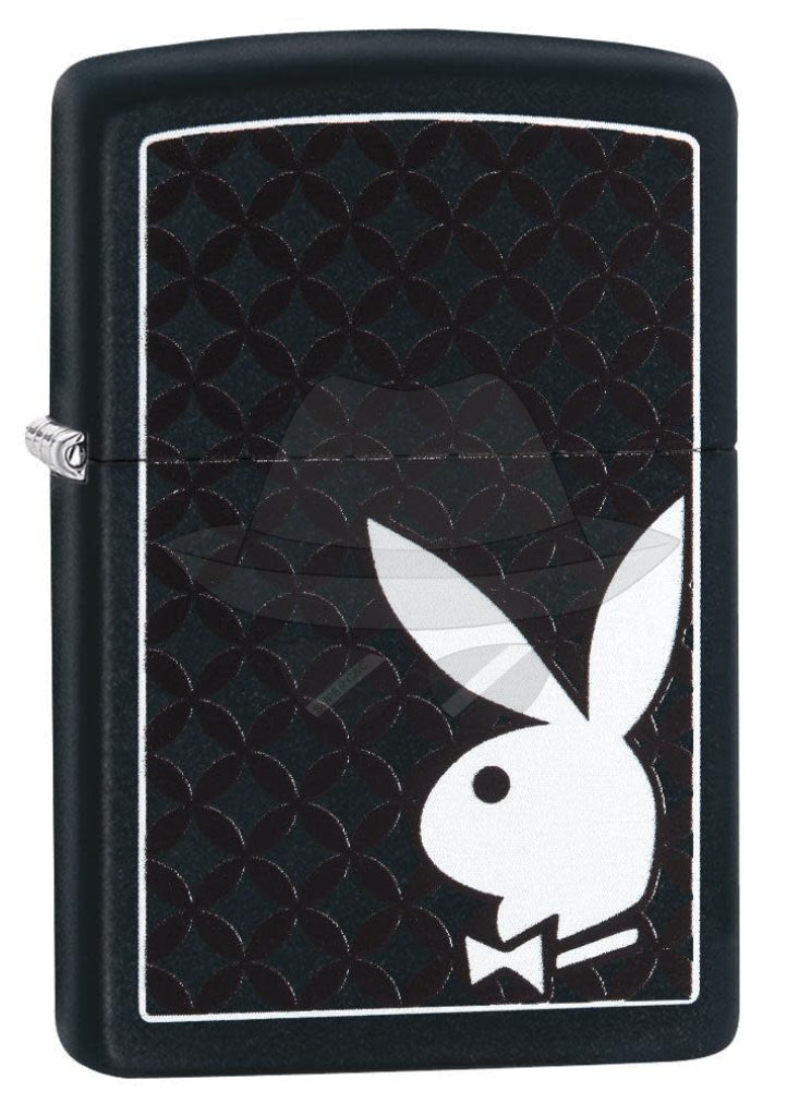 #047 Zippo Play Boy Black Patter Lighter