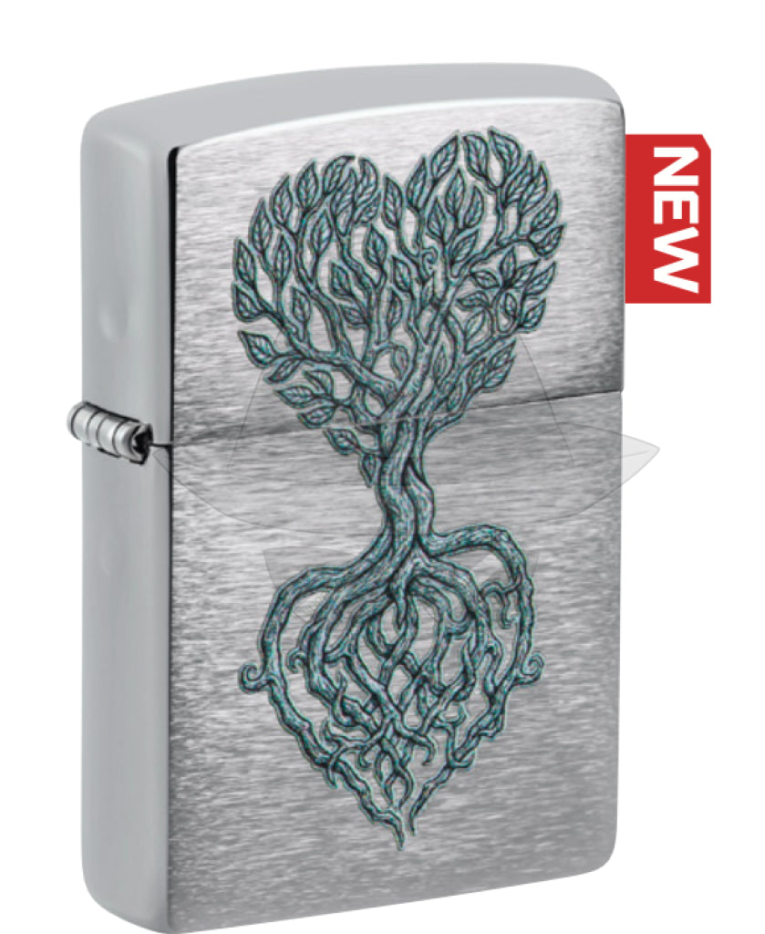 #189 Zippo Oil Lighter: Tree Of Love Lighter