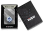 #194 Zippo Lighter: Gleaming Spade Design Lighter