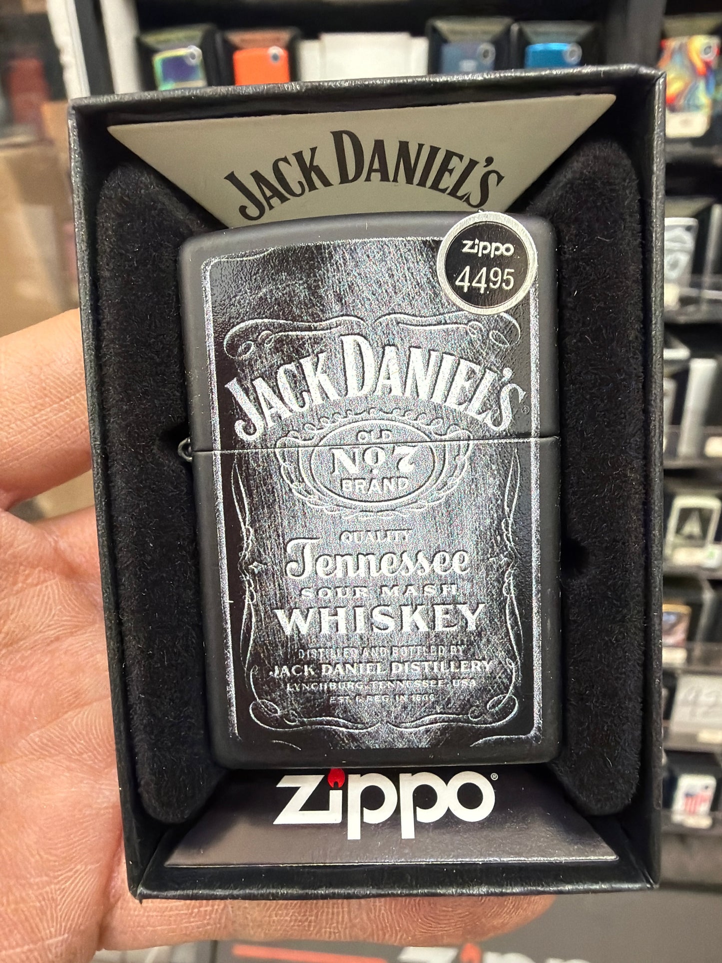 #039 ZIPPO OIL LIGHTER: JACK DANIELS