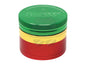 2 Raw X Hammercraft Four Piece Aluminum Grinder Rasta Grinder
