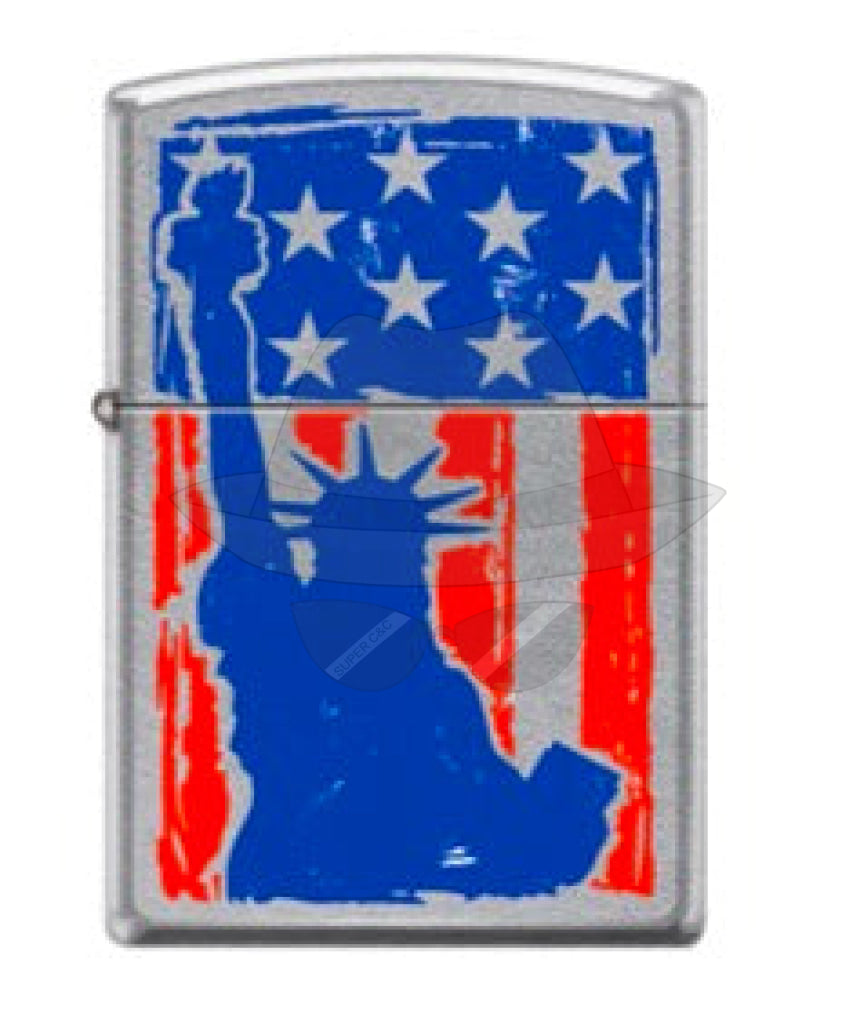 #205 Zippo America Flag And Liberty Lighter