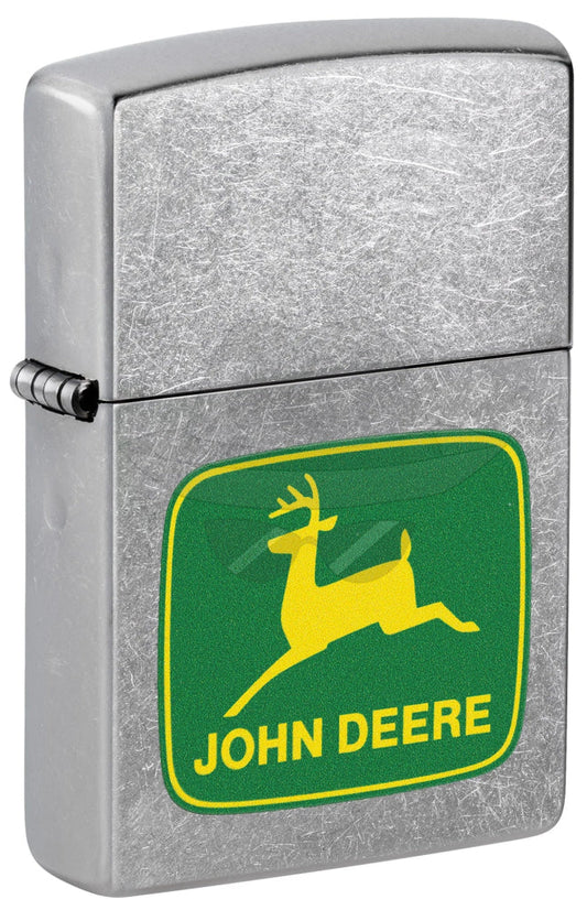 #224 ZIPPO OIL LIGHTER: John Deere Moss Green Logo Design Lighter