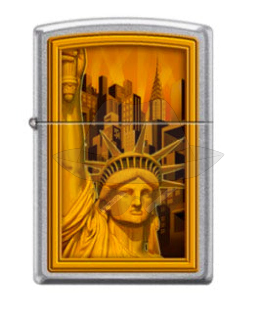 #252 Zippo Lighter Statue Of Liberty Design