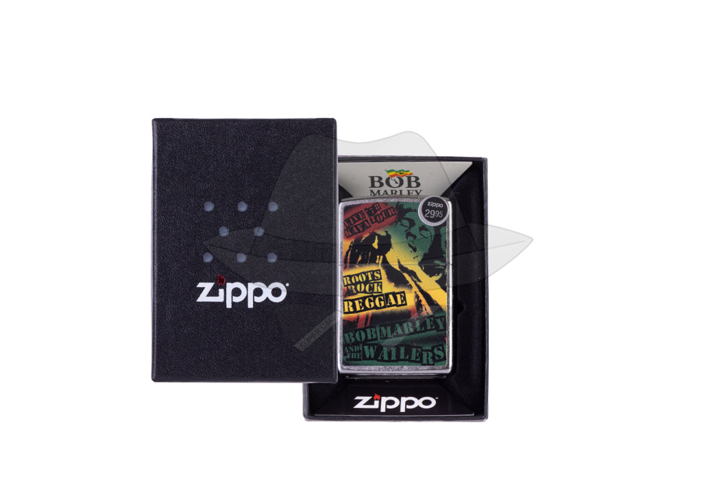 #255 ZIPPO OIL LIGHTER:BOB MARLEY Lighter