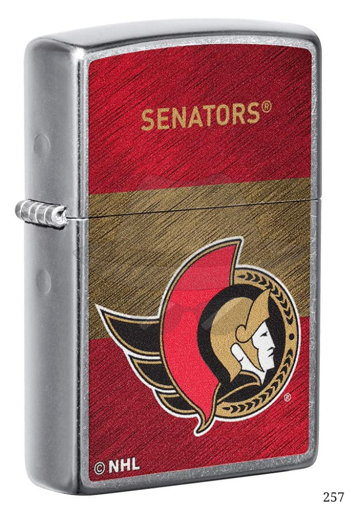 #257 Zippo Oil Lighter: Nhl Ottawa Senators Lighter