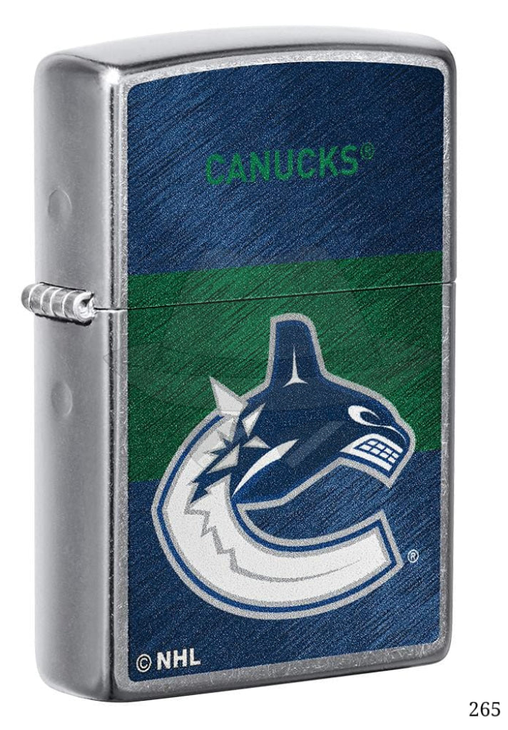 #265 Zippo Oil Lighter: Canucks Lighter