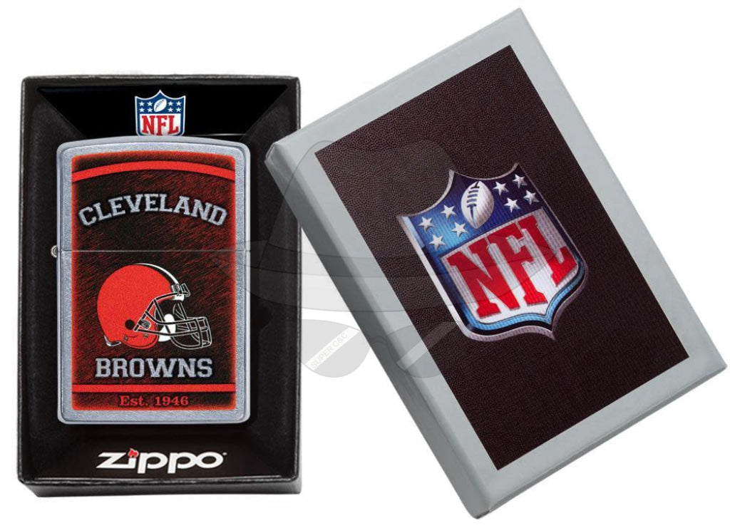 #276 Zippo Oil Lighter:nfl Cleveland Browns Lighter