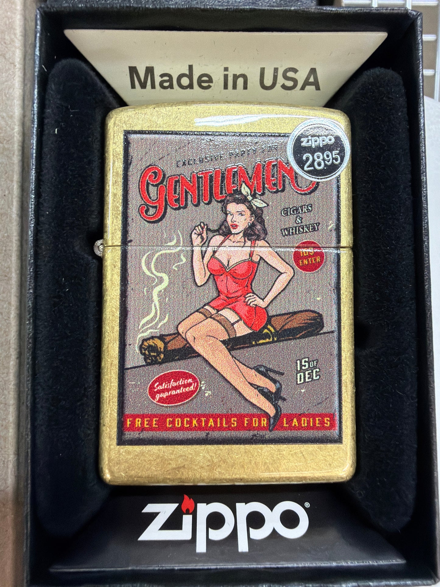 #133 ZIPPO OIL LIGHTER: Vintage Ad