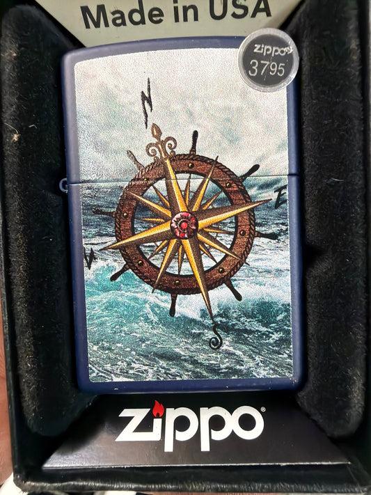 #136 Zippo Lighter: compass