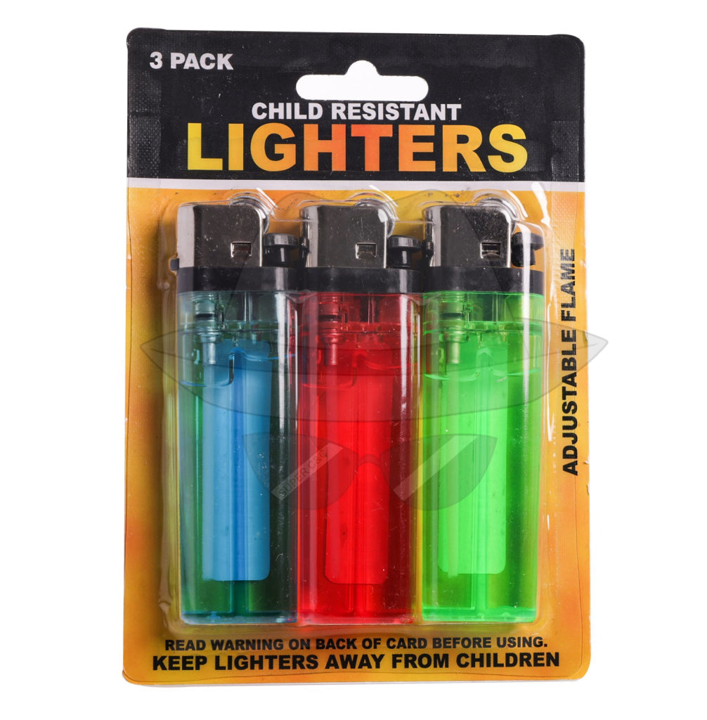 3Count Cheap Lighter / Adjustable Flame