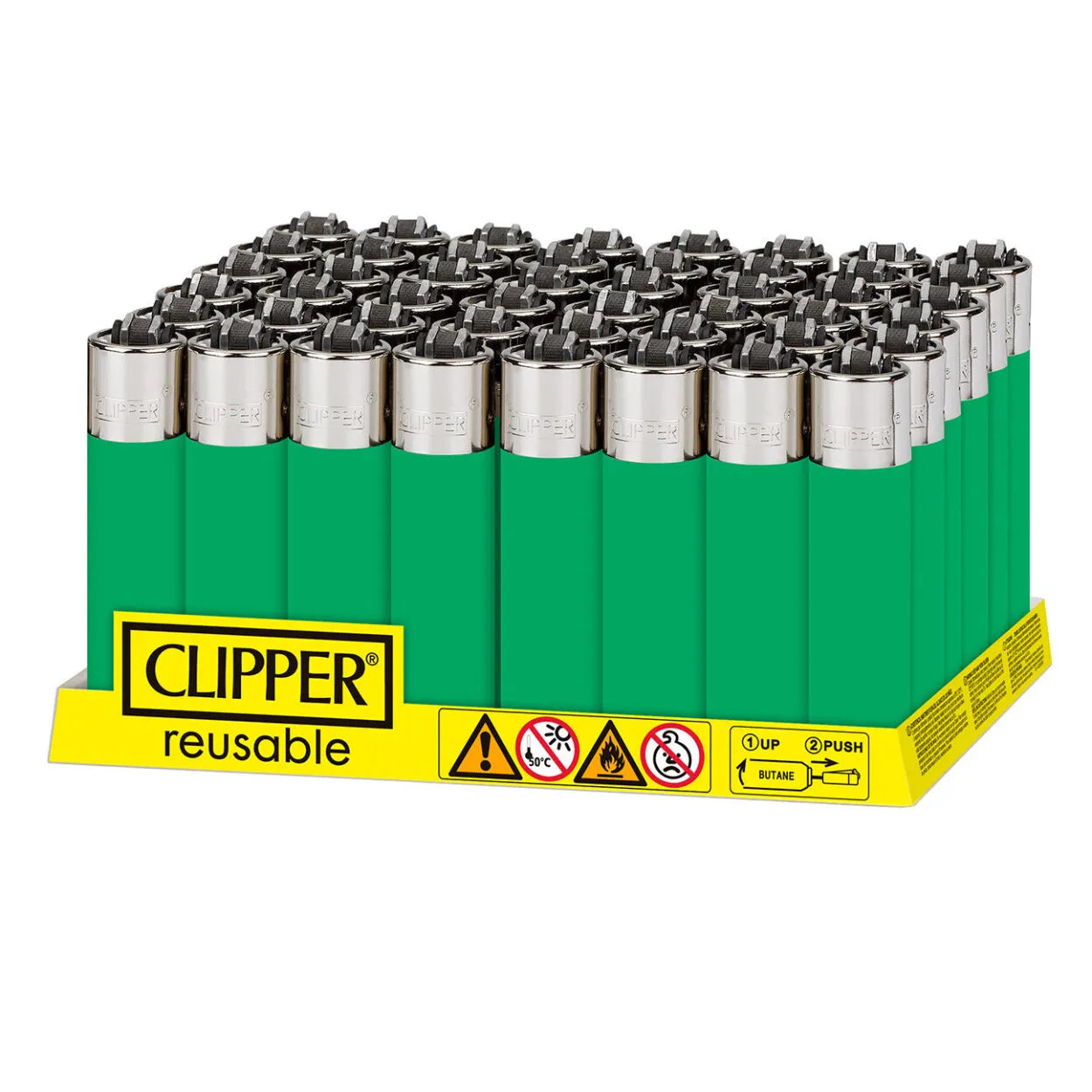 Clipper Lighters Tray of 48 Lighters