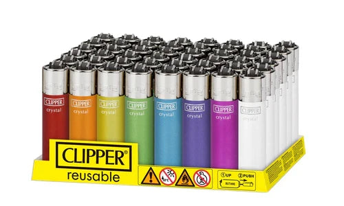Clipper Lighters Tray of 48 Lighters