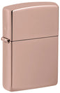 #002 Zippo Lighter: Classic High Polish Rose Gold