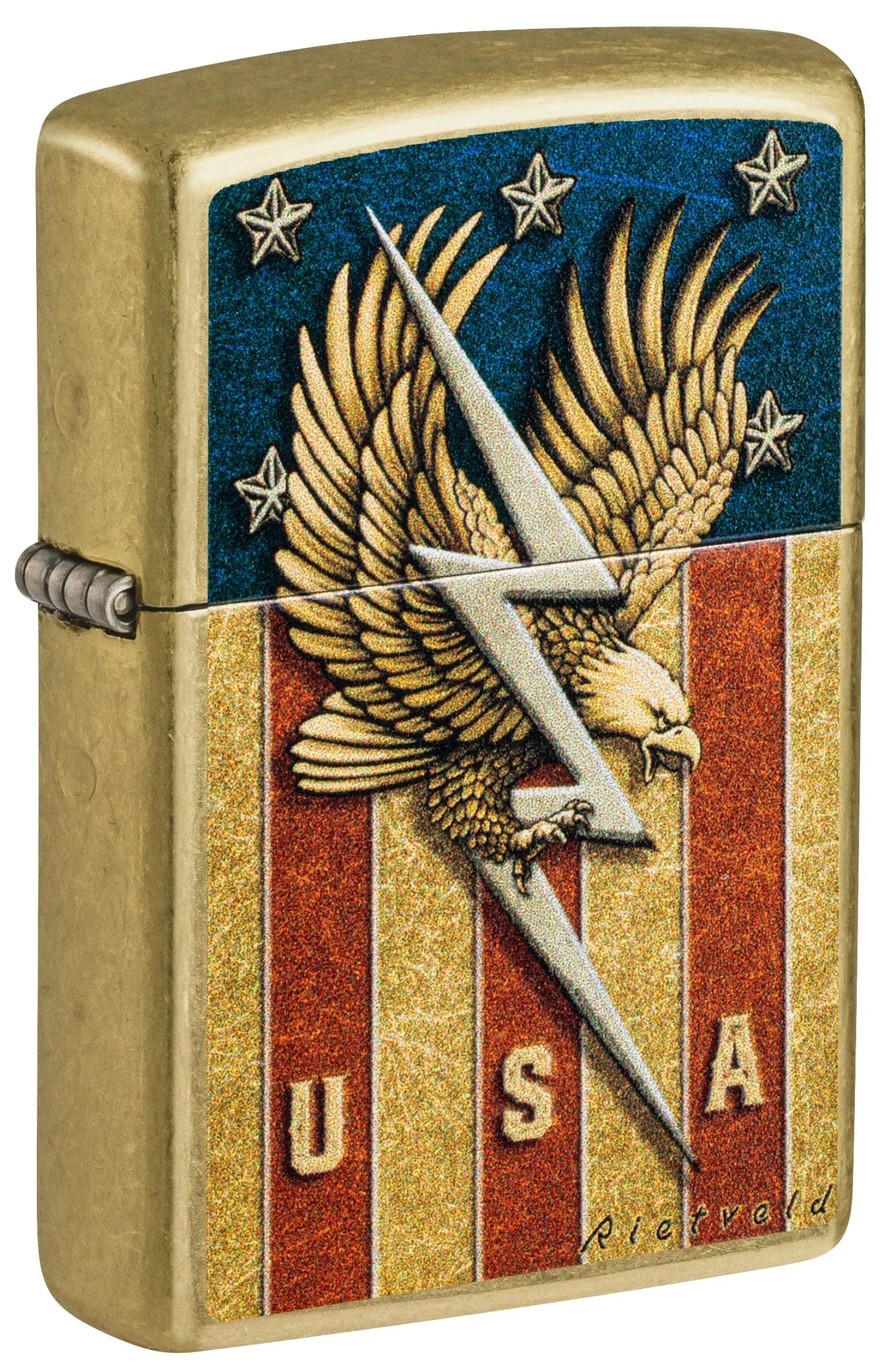#103 ZIPPO OIL LIGHTER: Rick Rietveld