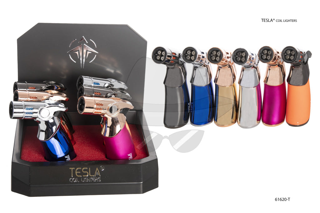 61620-T Tesla® Coil Lighters Display Of 6Ct Lighter
