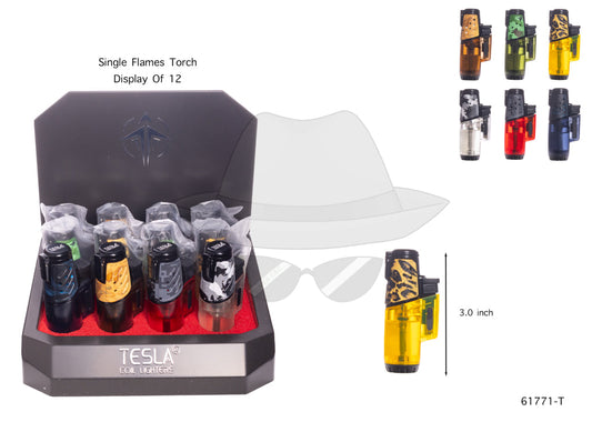 61771 - T Torch Lighter - 12Ct Lighter