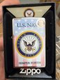 #090 ZIPPO OIL LIGHTER: US Navy