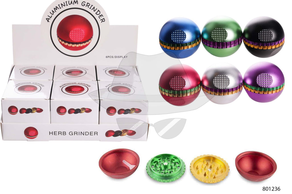 801236 Ball Colorful Grinder-6Ct Grinder