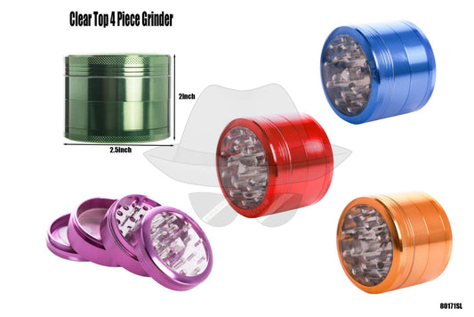 80171Sl Sharp Lite 2.4 4 Parts Clear Top Window Aluminum Grinder