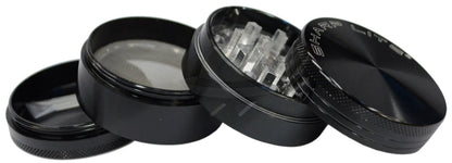 Aluminum tobacco grinder, 4 parts, 2" 6 pcs per box