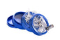 80205Ss 4Piece Hand Crank Grinder Blue