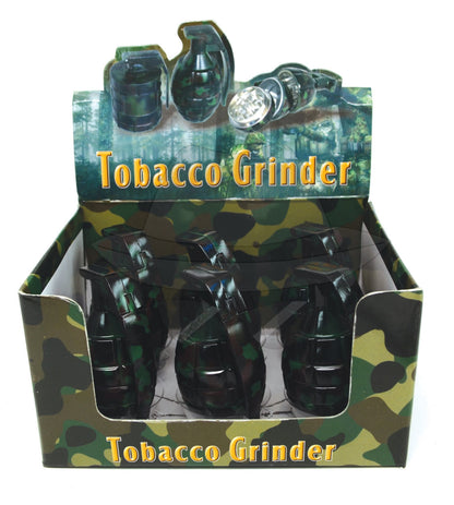 80121 1.2 3 Parts Small Hand Grenade Metal Grinder