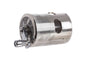 80404Ss 4 Part Aluminum Grinder W/handle Silver