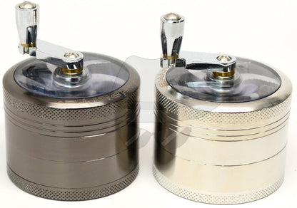 80425Sl Sharp Lite 2.5 4-Part Aluminum Grinder W/ Handle Grinder