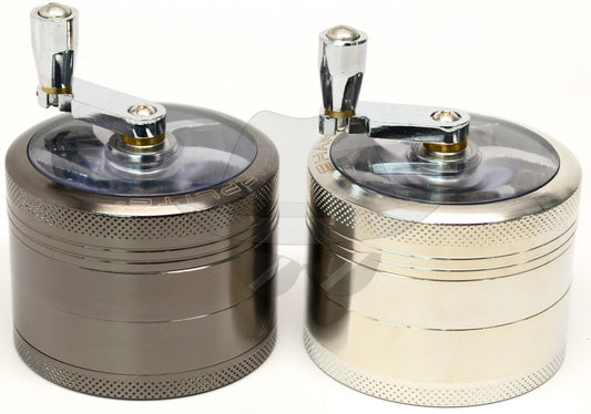 80425Sl Sharp Lite 2.5 4-Part Aluminum Grinder W/ Handle Grinder