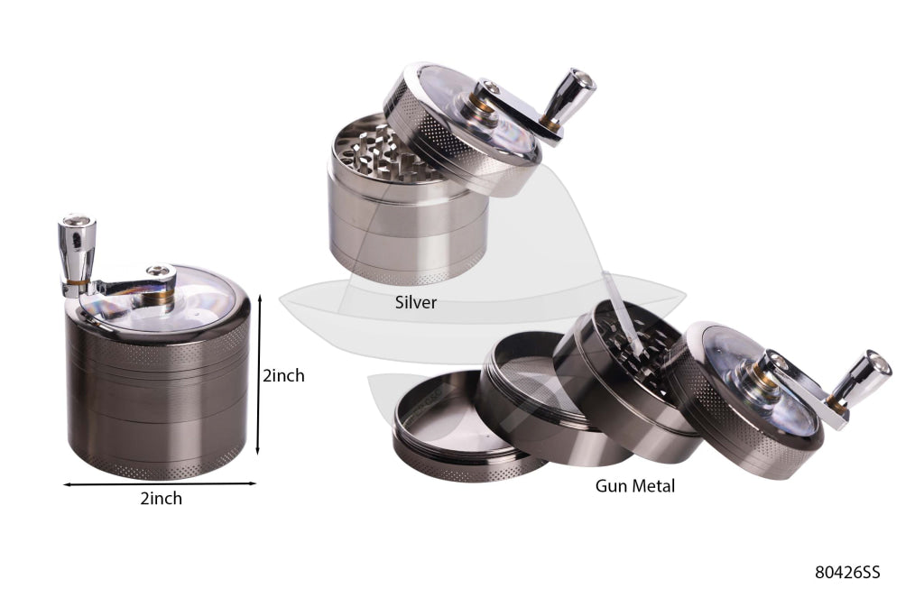80426Ss 4Piece Hand Crank Grinder