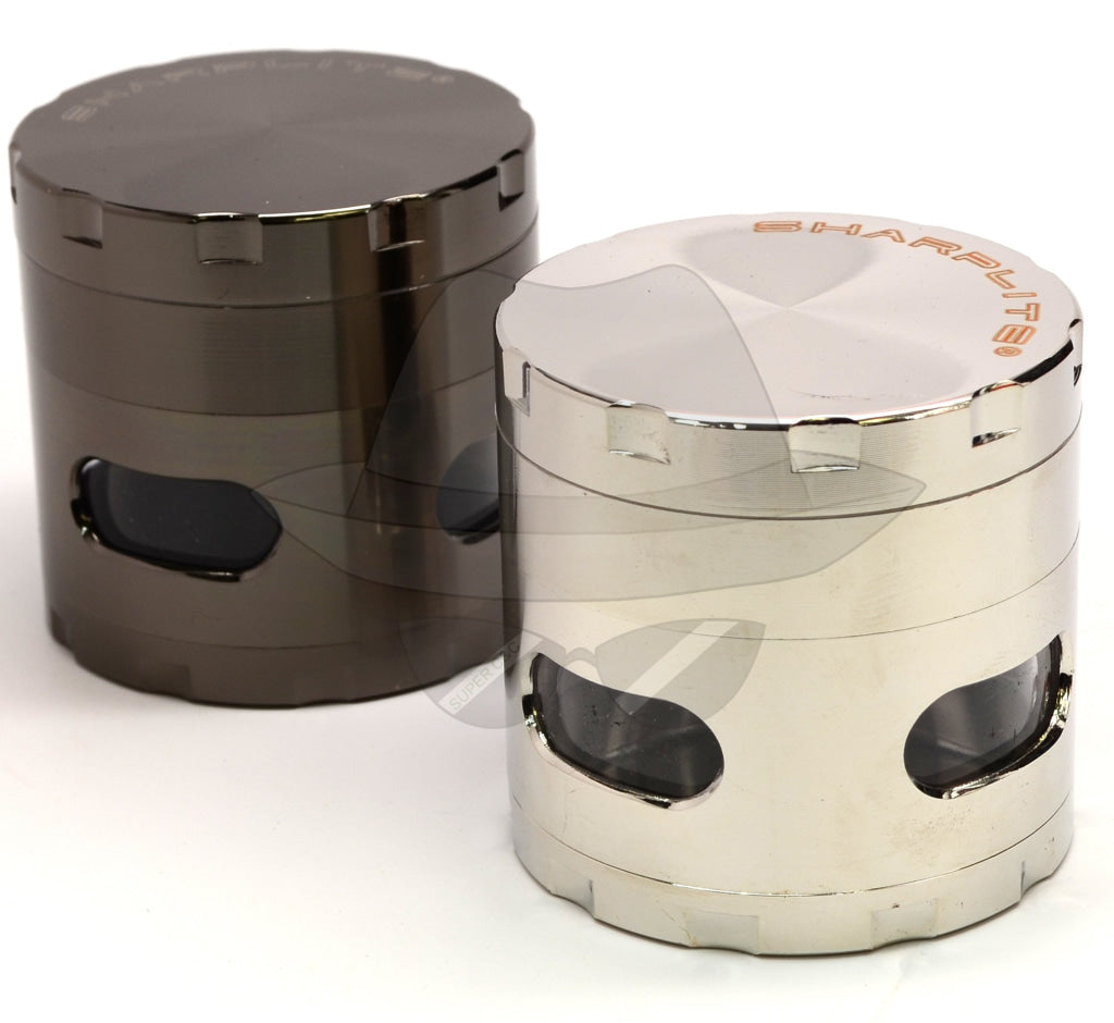 80499Sl Sharp Lite 2 4-Part Aluminum Grinder With Window Grinder