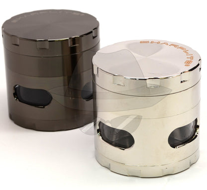 80499Sl Sharp Lite 2 4-Part Aluminum Grinder With Window Grinder