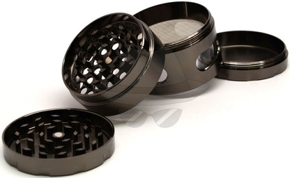 80499Sl Sharp Lite 2 4-Part Aluminum Grinder With Window Grinder
