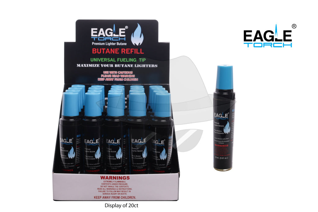 90-11Et 18Ml Eagle Mini Butane-20Ct Lighter