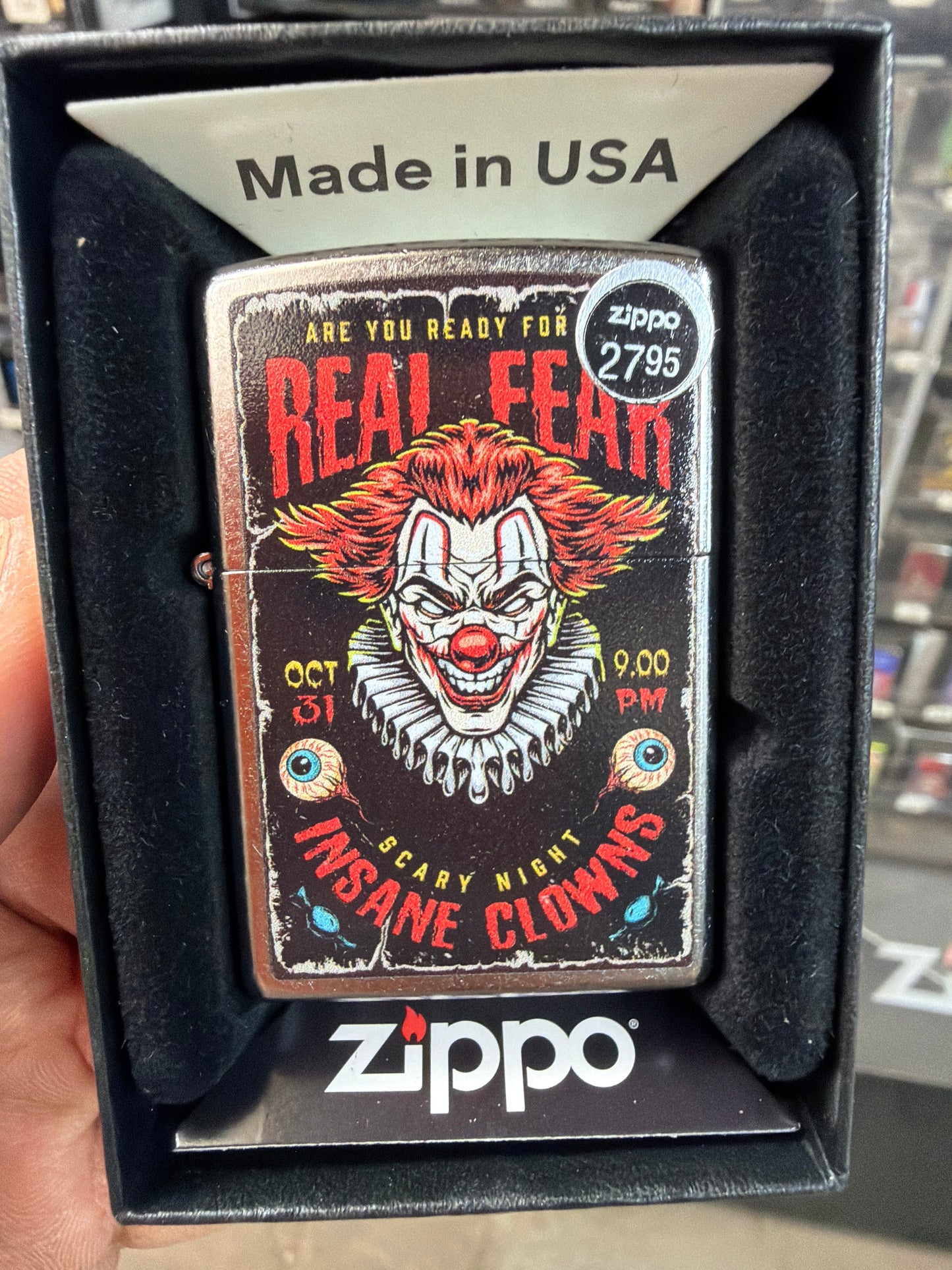 #117 Zippo Lighter:Joker