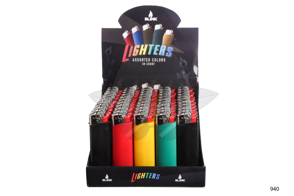 940Blink Assorted Color Lighters 50Ct Lighter