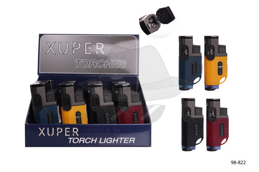 98-822 Xuper Pilot Triple Torch-20Ct Lighter