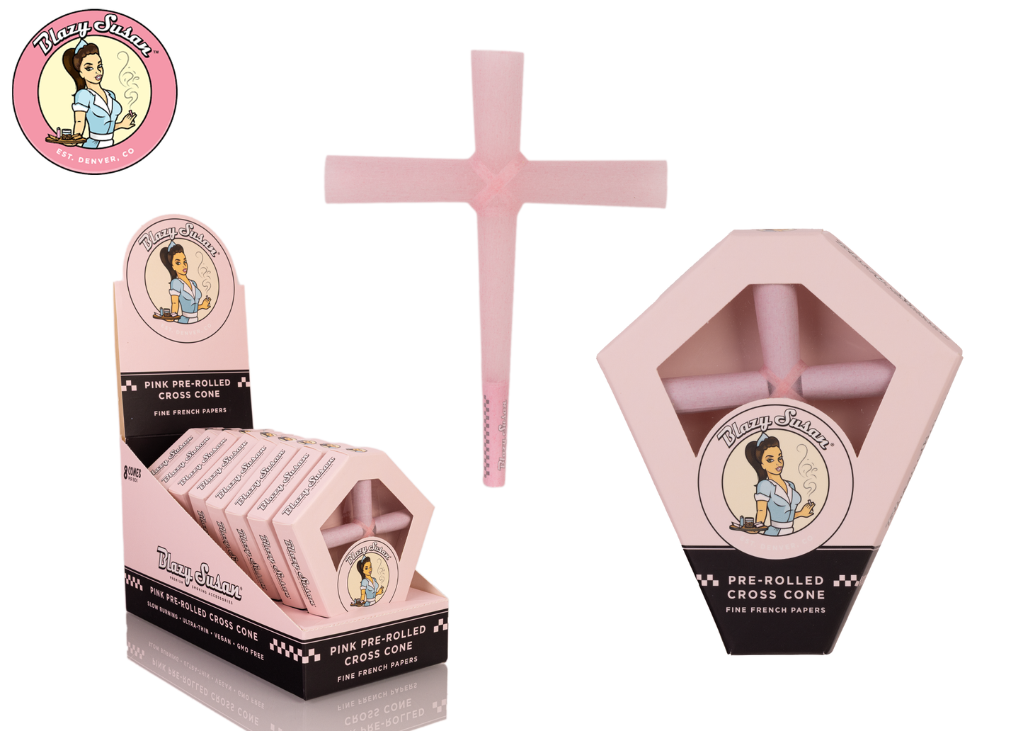 Blazy Susan Cross Cone