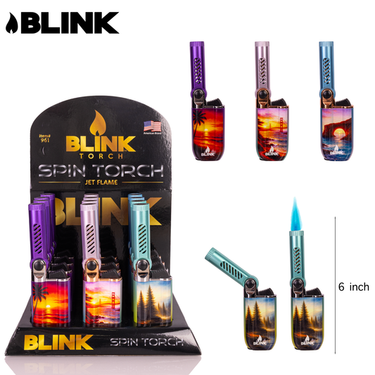 Blink Spin Torch Lighter-12ct