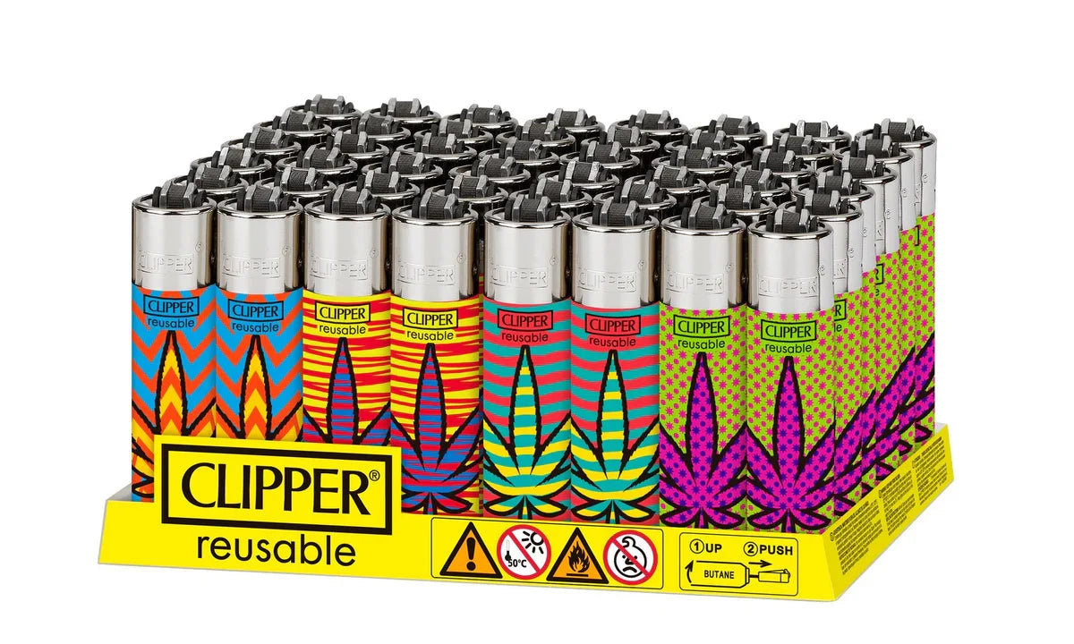 Clipper Lighters Tray of 48 Lighters