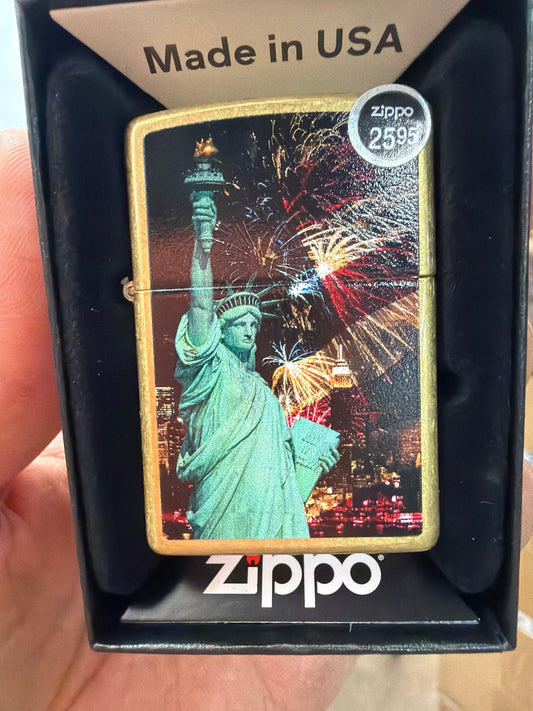 #253 ZIPPO OIL LIGHTER: : Lady Liberty