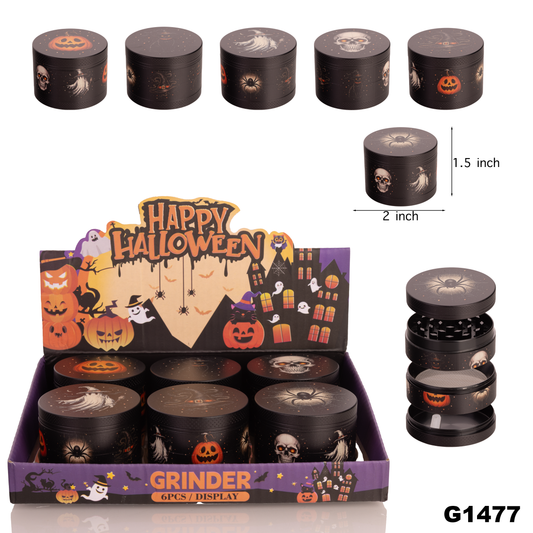 G1477 4 Parts Metal Grinder-6ct