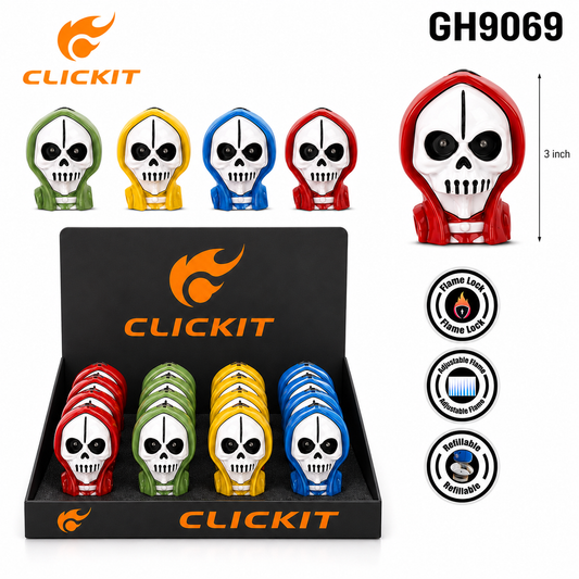 GH-9069 Clickit Lighter -16ct