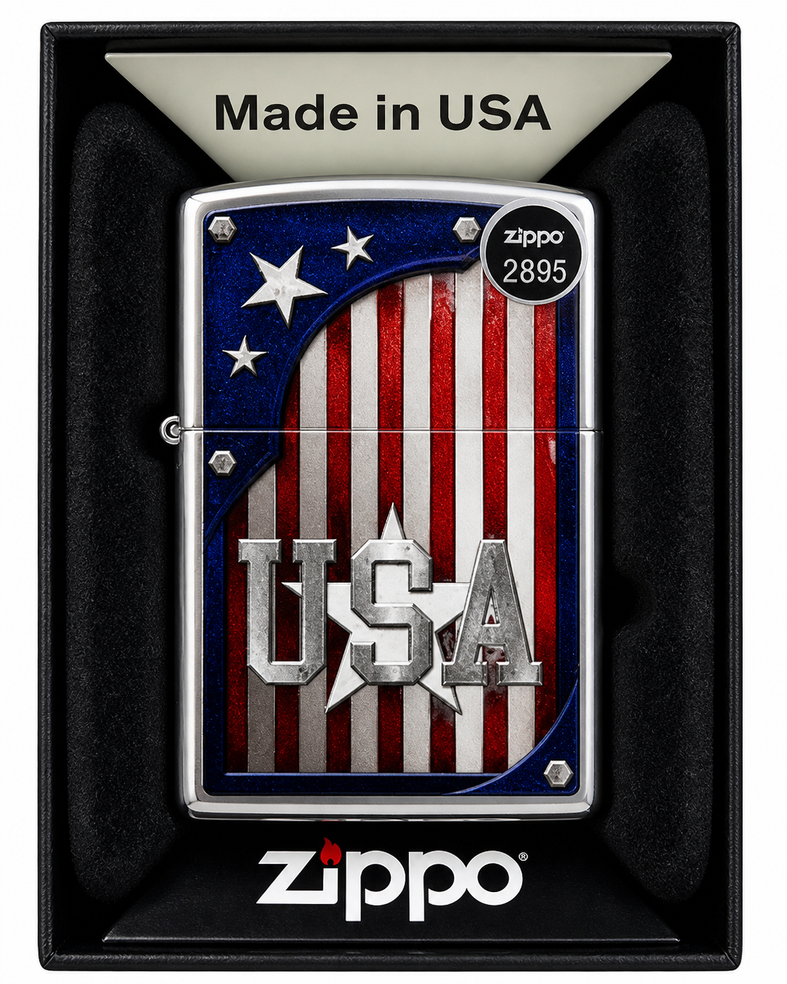 #093 ZIPPO OIL LIGHTER: CRUNGE AMERICANNA USA